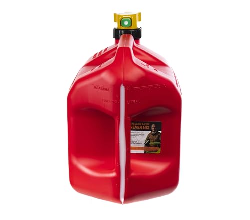 No-Spill NSP-1460, 5 Gallon Gas Can for Fuel with View Stripe