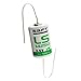 SAFT LS14250_AX 1/2AA 3.6V 1200mAh Axial Battery For Smart Utility Metering, Emergency Backup, Data Collection, RFID Tracking, Asset Tracking, Theft Prevention, Locator Beacons, Fleet Monitoring