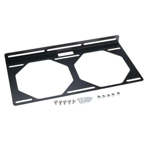 Soporte de ventilador para ventiladores de 12 cm, 24 cm, 36 cm, mejora la disipación del calor en la torre, soporte de ventilador de PC, soporte interno para carcasa de computadora, soporte de