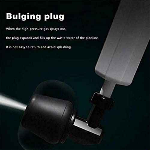 1 Set White Pump Cleaner Dredge Toilet Plunger Air Drain Sink Pipe Clogged Remover Bathroom Pipe Bathtub - Afbeelding 7