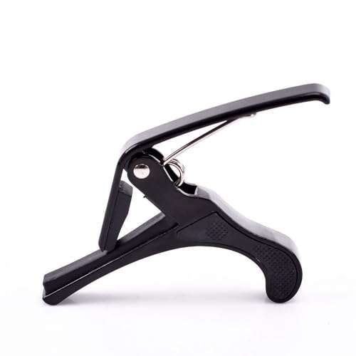 Image of CERLINK Guitar Capo Metal One Handed Trigger Guitars Capotastos Quick Change for Ukulele, Electric and Acoustic Guitars (Silver)