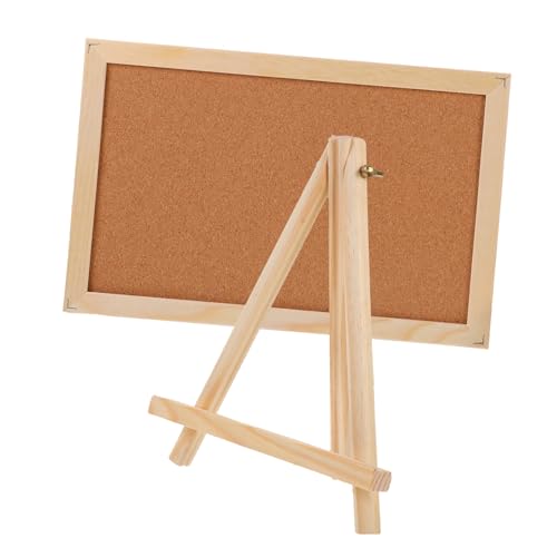 TEMPNAP 額入りコルクボード メモボード 掲示板 ディスプレイコルクボード コルクメッボード パイン材使用 壁掛け式 ブラケット付き