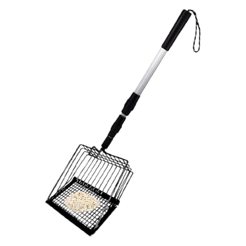 Metal Cat Litter Scoop - Sifting Cat Litter Scoop Shovel, Wide Mouth Waste Cleaning Tool | Quick Filter Sand Separator Shovel, S