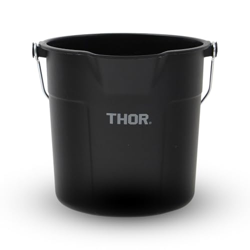 THOR ラウンドバケツ Round Bucket DC 10L (ブラック)