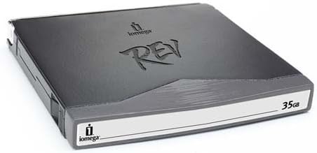 o Iomega Corporation o - REV 35GB/90GB PC Disc, w/ Plastic Case, 3 Disk Labels