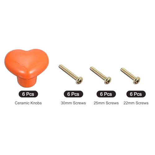 Uxcell 6Pcs Ceramic Knobs, Kitchen Drawer Knobs - Image 3