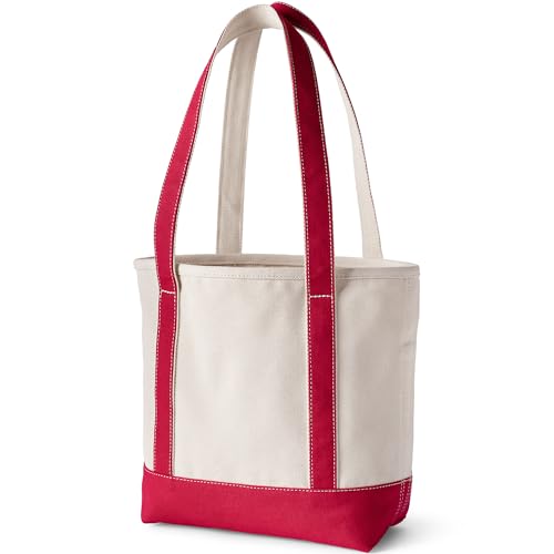 Image of Lands' End Open Top Canvas Tote Bag