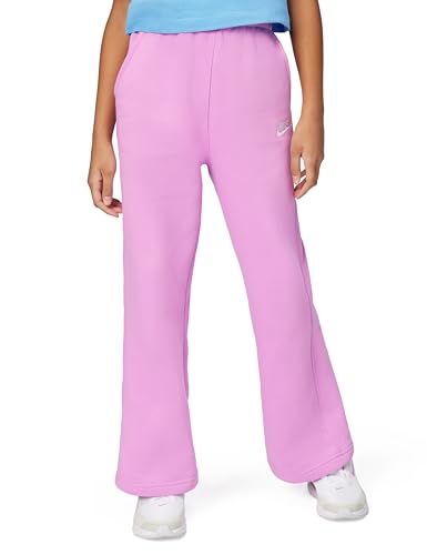 Image of Nike Girls' Sportswear Club Fleece Wide-Leg Pants