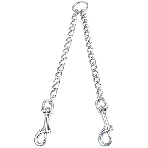 QOTSTEOS Double Dogs Lead Coupler for Two Dogs Cover