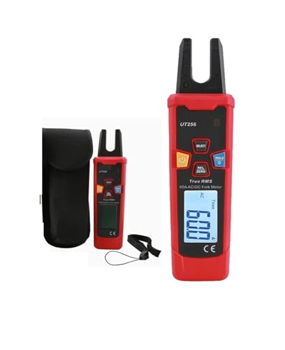 Medidor de pinza UT256 60A AC CC corriente digital miniatura 2