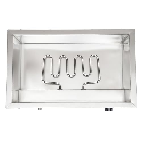 Mudshape Speisenwärmer Warmhalter Edelstahl Behälter 3x7L 850W 220V, Edelstahl Elektrischer Buffetwärmer Chafing Dish Wärmebehälter Speisewärmer Restaurant Warmhalteplatte Catering 3 Behälter – Bild 7