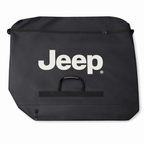 Jeep Freedom Top Hardtop Panel Storage Bag for 2007-2026 Wrangler JK JKU JL JLU and Gladiator JT - Padded Protective Carry Case 2-Door and 4-Door Sport Sahara Rubicon Unlimited models (Jeep Logo)