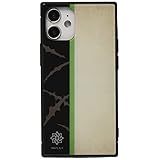 グルマンディーズ バンダイ 鬼滅の刃 iPhone12 mini(5.4インチ)対応 スクエアガラスケース 不死川実弥(しなずがわ さねみ) KMY-28N, ベージュ