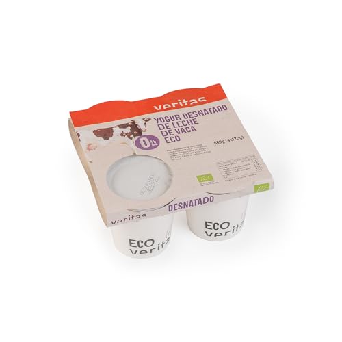 Veritas Yogur Desnatado 4x125g ecológico