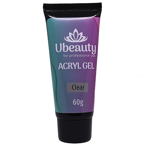 Acrylique gel UBEAUTY transparent haute résistance pour extension d'ongles