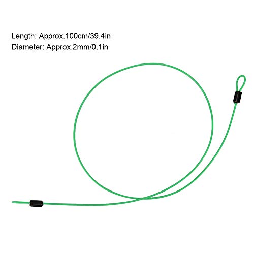 Cable de Seguridad en Acero, para Bicicleta, Verde miniatura 4