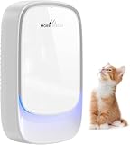 Morrerfresh Air Ionizers, Plug in Negative Ion Air Purifier, Pet Odor Eliminator for Dogs/Cats, Ozone Free Quiet Air Freshener for Small Spaces/Cat Litter Room, Kitchen, Smoke Dust, Mini Air Cleaner