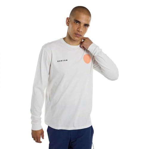 T-shirt manches longues Burton blanc taille XS pour vos sorties skate