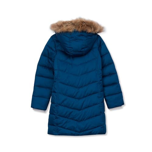 Lands' End Girls Fleece Lined Parka Large Teal2