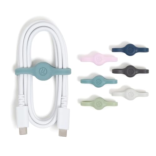 Serre-câbles magnétiques en silicone U Brands lot de 6
