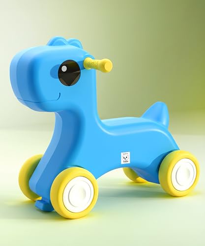 Image of Lifelong Cuppy Horse Rideon for Kids 1+ Yrs|Sturdy, Round Edges Push Ride|Safe & Durable, Load Capacity 35kg|Indoor & Outdoor Play Toy Vehicle for Boys & Girls (LLCHR03)
