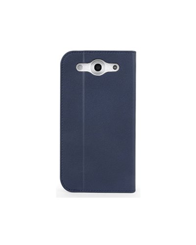 ForestGreen FHBL-205BLE Premium Folio Case for LG Optimus G Pro with Screen Protector Film -Retail Packaging - Navy Blue