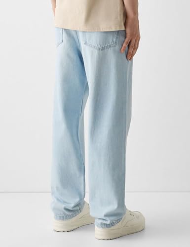 Men's Baggy Jeans Loose Fit Y2k Skater Denim Pants Casual Vintage Fashion Straight Leg Hip Hop Trousers2