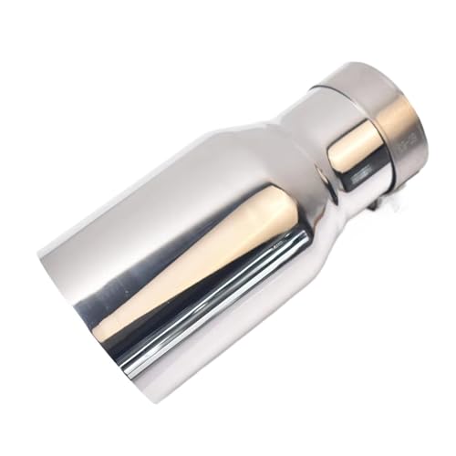 Silencieux d'échappement en acier brillant de qualité supérieure avec angle 76-114mm