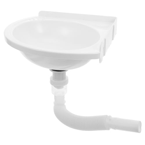Space-Saving Wall-Mounted Corner Sink - Triangular Basin for