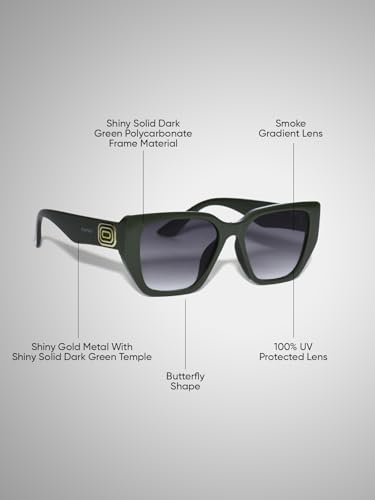 Image of ESPEE Sunglass | 100% UV Protected | Gradient | Women | Large | Butterfly
