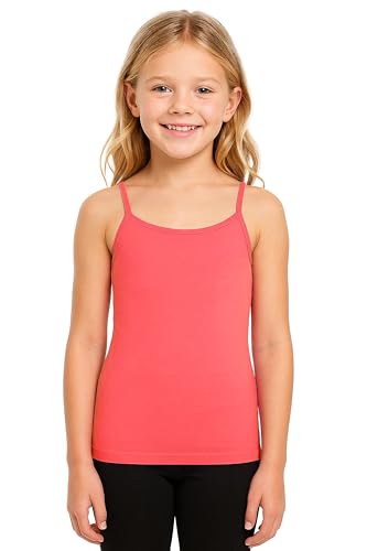 Image of Kurve Girl's Sleeveless Tank Top - Stretch Undershirts Cami Camisole, UV Protective Fabric, Rated UPF 50+ (Made in USA)