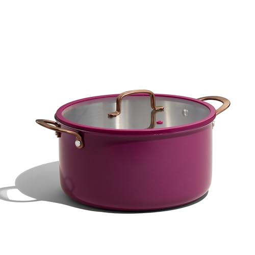 CAROTE 8QT Fully-Clad 3-Ply Stainless Steel Stockpot with Lid Small