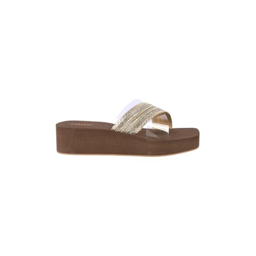 Image of Metro Women Wedge Heel Fashion Slip-on Sandal