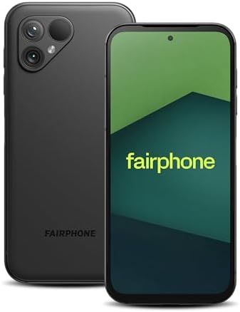 FAIRPHONE 5 5 GB (6 GB 128 GB negro mate)