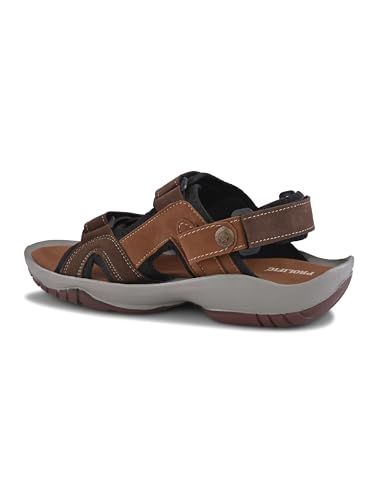 Image of Prolific Men's Casual Outdoor Sandals | Lightweight Comfort Sandals with Cushioned Sole | Durable Anti-Skid Velcro Strap Floaters for Men | Outdoor & Dailywear
