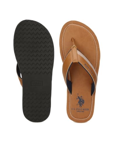 Image of U.S. POLO ASSN. USPA| OVI BLACK| Stylish slider Slippers for Man