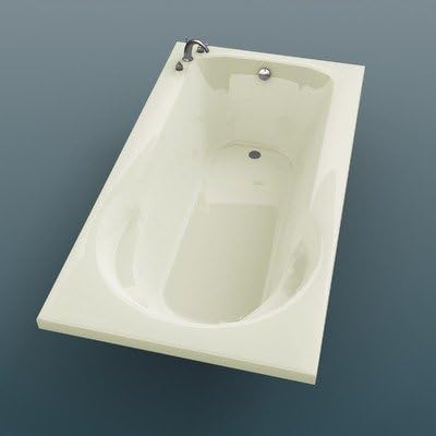 Grenada 32 x 60 x 23" Rectangular Soaking Bathtub Color: Biscuit, Tile Flange: Yes, Front Skirt: No