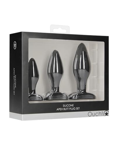 Apex Butt Plug Set - Black