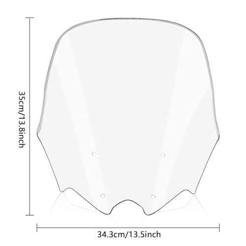 Protection Écran Moto NC700S Réduction Vent Extension Pare-Brise