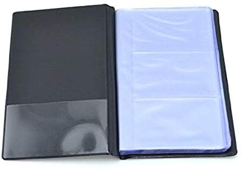 SAMYO Business Journal Name Card Book Holder for Storage Organizied Name Cards -Holds 180 Cards-Black
