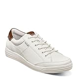 Nunn Bush Men's KORE City Walk Oxford Athletic Style Sneaker Lace Up Shoe, White, 12 Wide