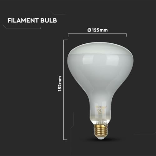 Ampoule Lampe LED R125 E27 8W VT-2198D globe geant eclairage maison 4000K - 3
