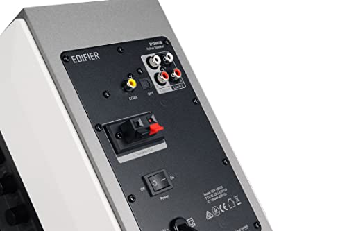 Edifier R1380DB Blanc – Enceintes Studio bibliothèque Actives, Télécommande IR, Bluetooth 5.1 APTX, Entrées RCA, Prises… - Les Beatles, Paul McCartney, John Lennon, RIngo Starr, George Harrison Edifier R1380DB Blanc - Enceintes Studio bibliothèque Actives, Télécommande IR, Bluetooth 5.1 APTX, Entrées RCA, Prises… – Image 4