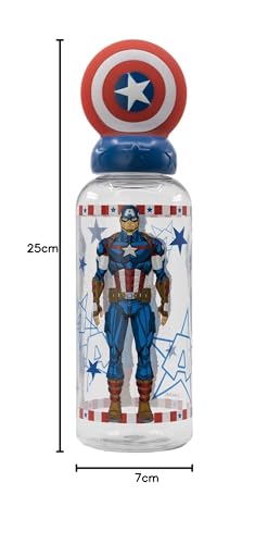 Stor BOTELLA FIGURITA 3D 560 ML AVENGERS CAPITAN AMERICA - Image 3