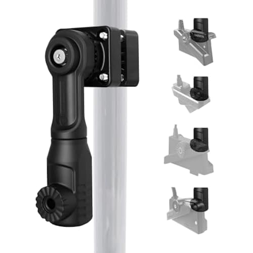 Aluminum Transducer Pole Mount Compatible with Garmin Lowrance