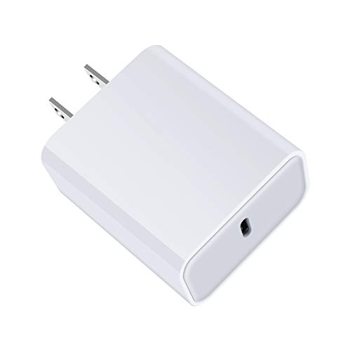 USB C Wall Charger, 20W PD Fast Charger Box Brick Power Adapter Wall Plug Compatible with iPhone XR SE 13 Pro/Mini 12 Pro Max 11 X Samsung Galaxy S21+ A52 A72 S20 Note 20Ultra 10 A21S A12 OnePlus Nord