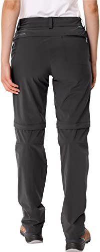 VAUDE Wanderhose Damen Farley Stretch Zip-Off Hose II, Wasserabweisende Zip-Off Trekkinghose, Bequeme Stretch-Wanderhose – strapazierfähig & schnelltrocknend