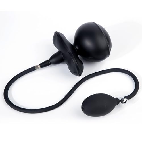 LDOZ Bavaglio per bocca con cinturino in silicone gonfiabile, bavaglio per bocca con cinturino regolabile BDSM per adulti per coppie di adulti unisex(Without straps)