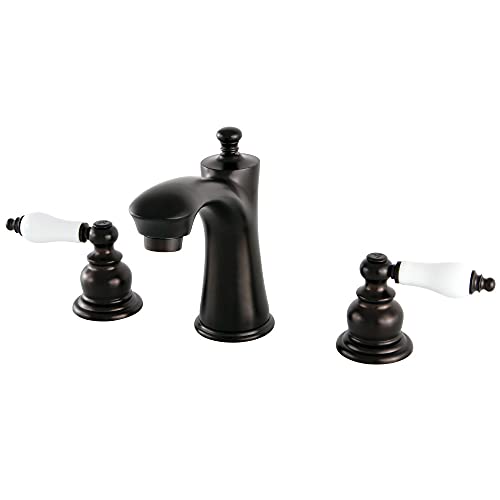 Kingston Brass KB7965PL Victorian Widespread Bathroom Faucet, Oil Rubbed Bronze, 5.38 x 4.25 x 2.25
