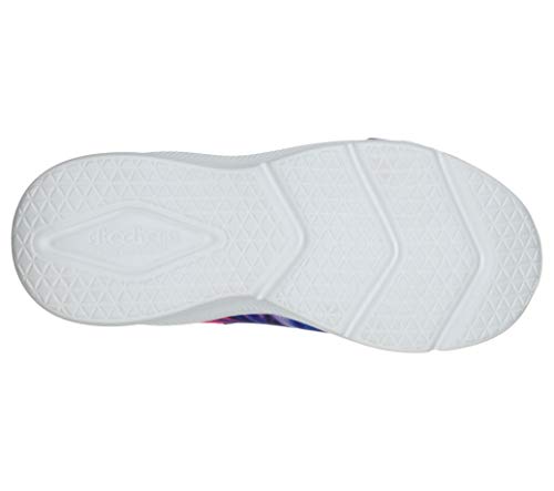 Skechers Kids Girls Dreamy Lites-Sunny Groove Sneaker, Black/Multi, 13 Wide Little Kid2